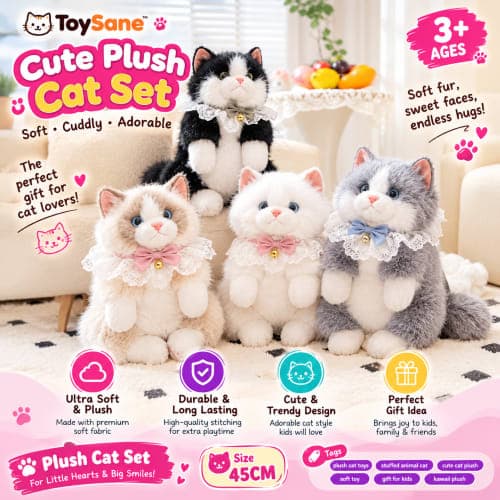 Cute Plush Cat Bag 45cm