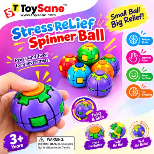 Stress Relief Spinner Ball