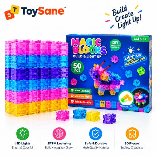 Magic Blocks Build & Light Up construction set.