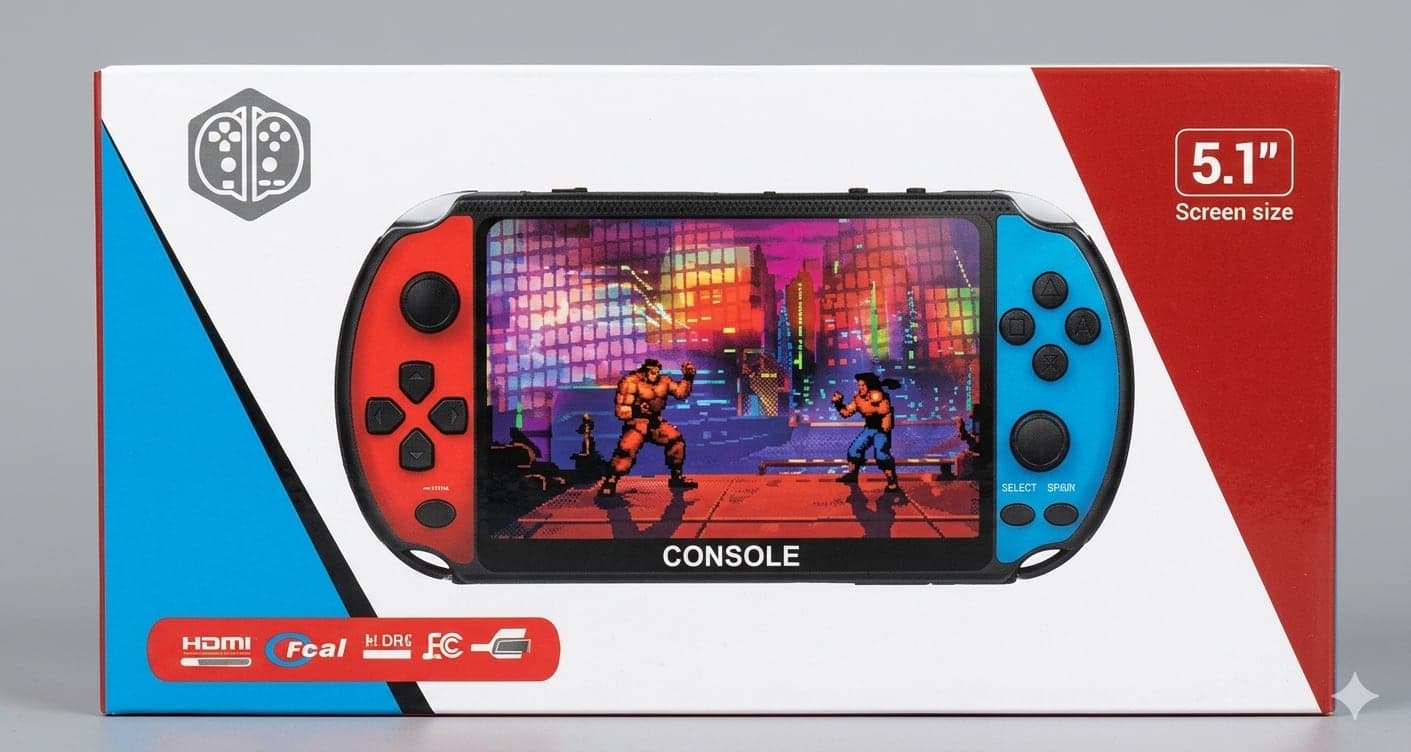 X7 Plus Handheld Game Console β view 1