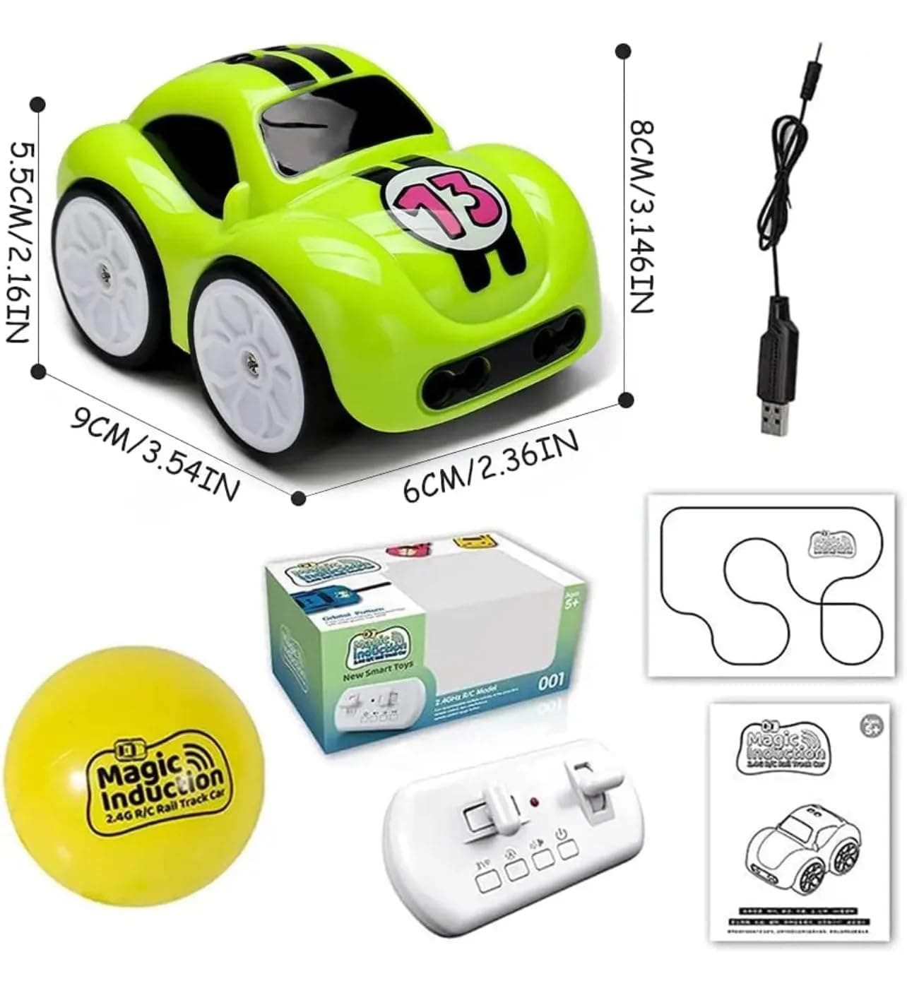 Smart RC and Induction Control Car β view 1